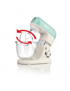 Batedeira com Taça em Vidro HAEGER Glass Cake 700 - 700W, Capacidade 5L, 3 Varas 2