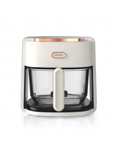 Fritadeira Digital sem Óleo HAEGER Air Glass - 4.5 L, 8 Programas, Cuba em Vidro, 1200W