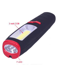 Lanterna LONG LED COB + 7 LEDs 2